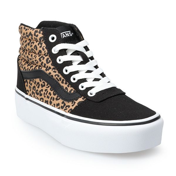 vans leopard shoe