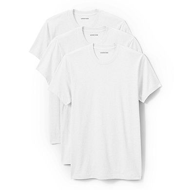 Men's Lands' End Crewneck 3-Pack Undershirt