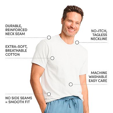 Men's Lands' End Crewneck 3-Pack Undershirt
