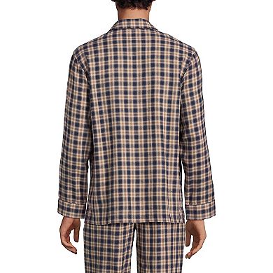 Men's Lands' End Flannel Pajama Shirt