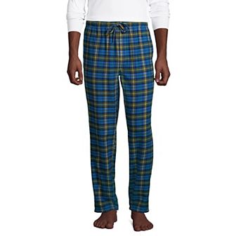 Men's Lands' End Flannel Pajama Sleep Pants