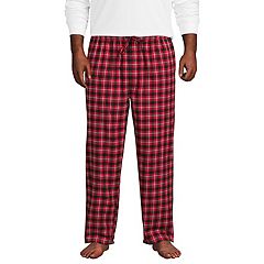 Buffalo Plaid Checked Red Mens Pajama Pants Gingham Rhombus Squares Lounge  Bottoms Soft Sleep Pants XL