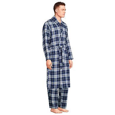 Men's Lands' End Flannel Robe