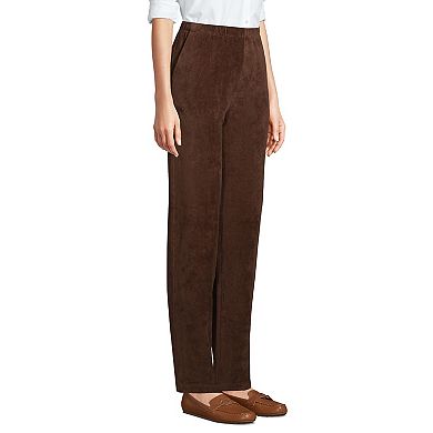 Women's Lands' End Sport High Rise Corduroy Pull-On Pants