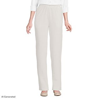 Women's Lands' End Sport High Rise Corduroy Pull-On Pants