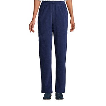 Petite Lands' End Sport Knit High Rise Corduroy Pull-On Pants