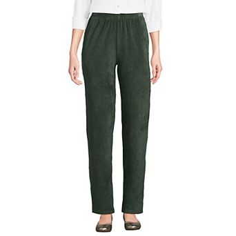 Petite Lands' End Sport Knit High Rise Corduroy Pull-On Pants