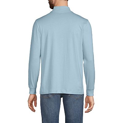 Men s Lands End Super T Mock Turtleneck