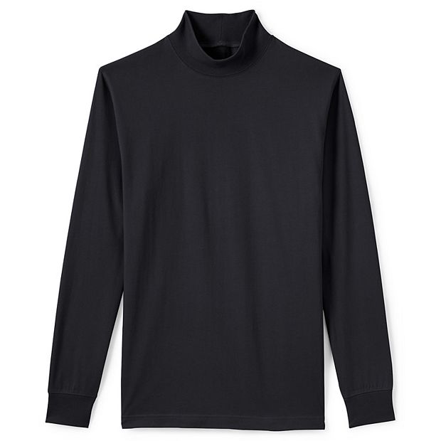 Men's Long-Sleeve Polished Mockneck Tee