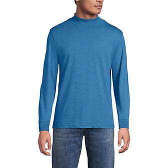 Men's Lands' End Super-T Mock Turtleneck