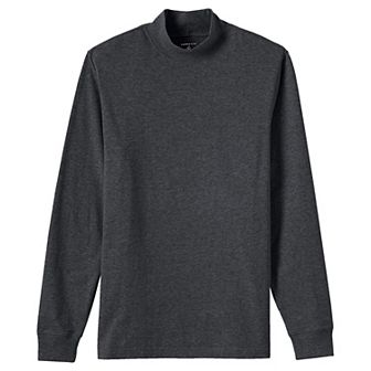 Men's Lands' End Super-T Mock Turtleneck