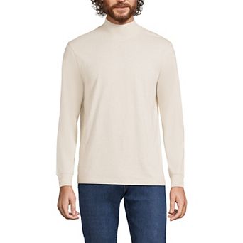 Men's Lands' End Super-T Mock Turtleneck