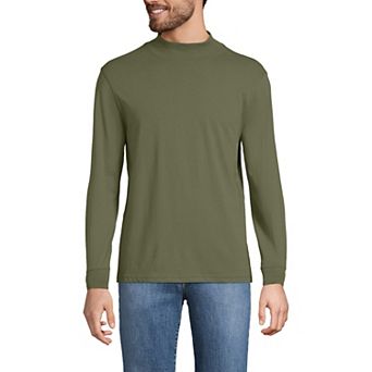 Men's Lands' End Super-T Mock Turtleneck