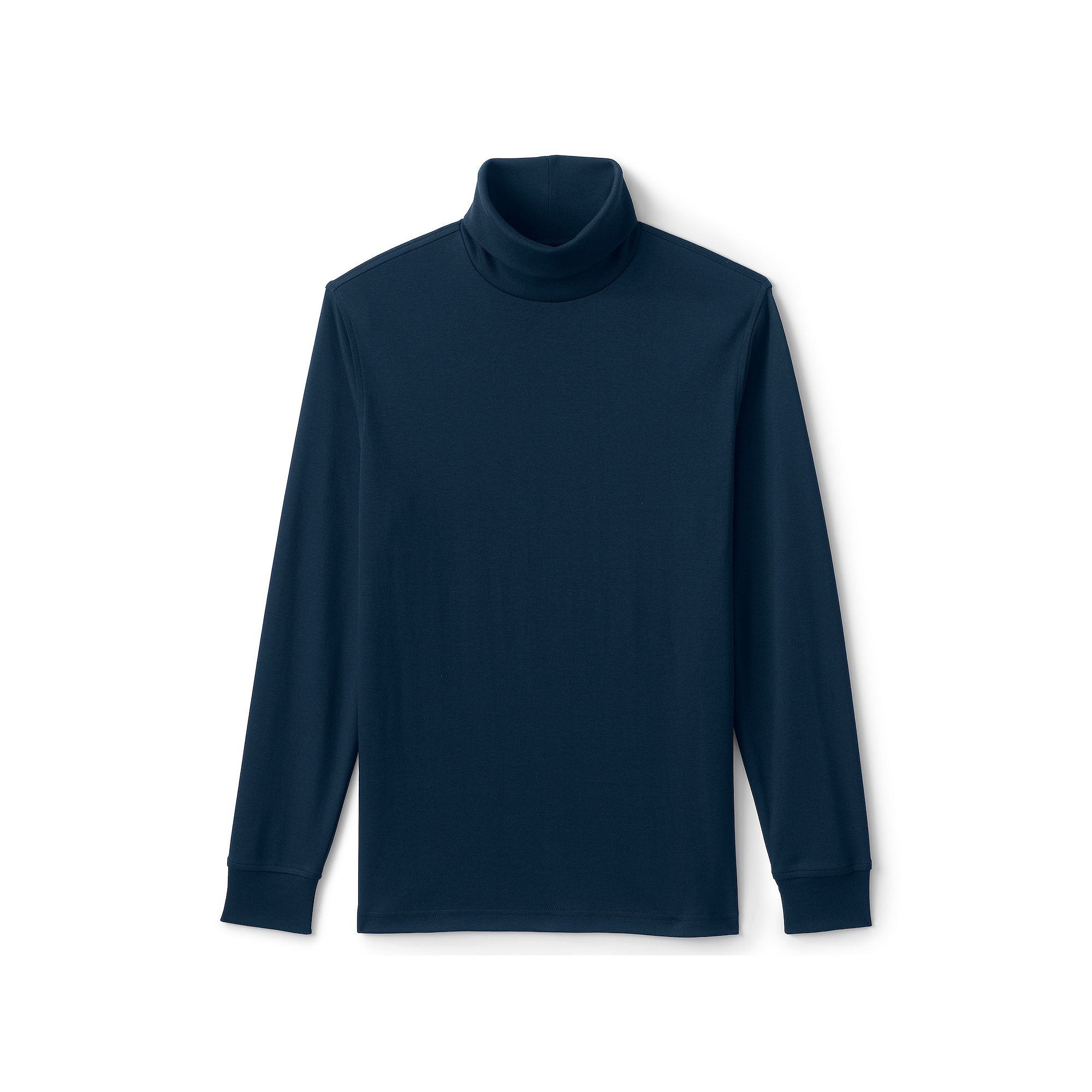 Big & Tall Lands End Super Soft Supima Turtleneck, Mens, Size: Medium Tal