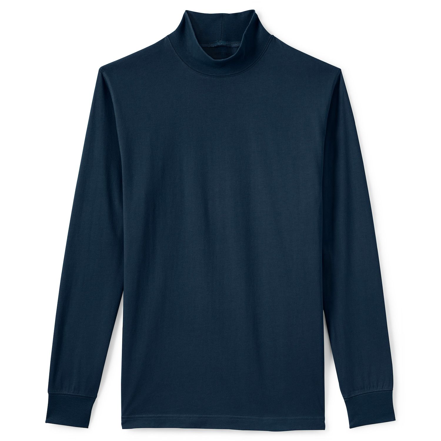 Lands' End Women's Lightweight Turtleneck – Tall X-Large In Ivory, Soft Fitted Long Sleeve Top For Layering