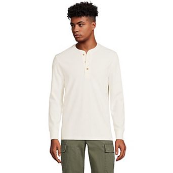 Men's Lands' End Comfort-First Regular-Fit Thermal Waffle Henley