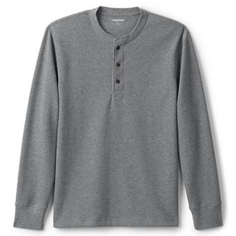Men's Lands' End Comfort-First Regular-Fit Thermal Waffle Henley