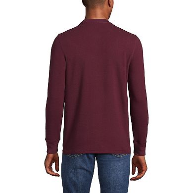 Big & Tall Lands' End Comfort-First Thermal Waffle Henley
