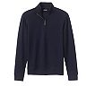 Men's Lands' End Tailored-Fit Bedford Rib Quarter-Zip Sweater