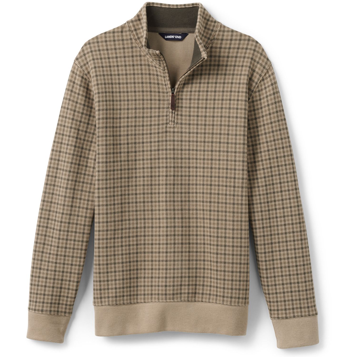 dress shirt with quarter zip sweater