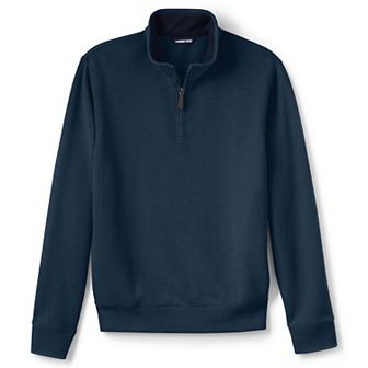 Big & Tall Lands' End Bedford Quarter-Zip Sweater