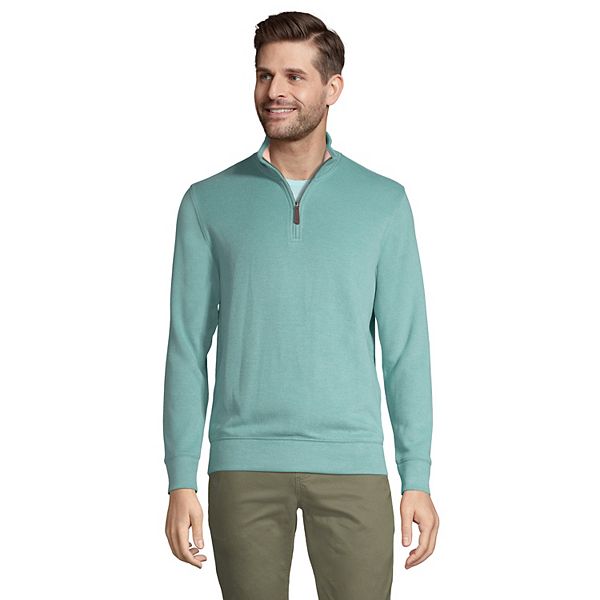Big & Tall Lands' End Bedford QuarterZip Sweater