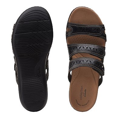 Clarks® Laurieann Dee Women's Leather Slide Sandals