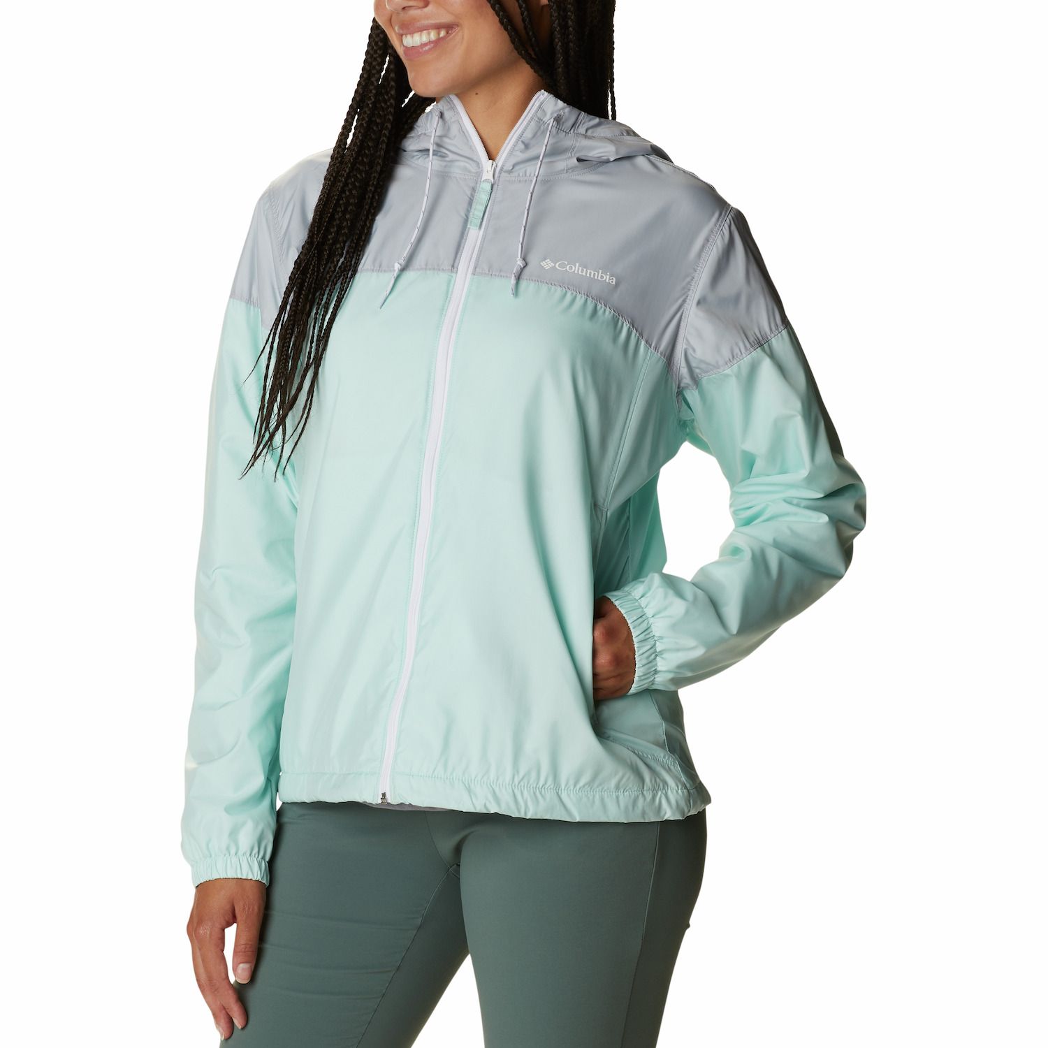 lined windbreakers women's