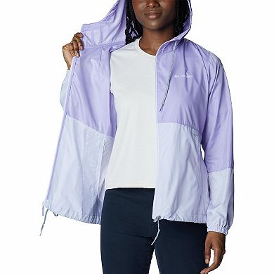 Women's Columbia Flash Forward Hood Colorblock Windbreaker Jacket