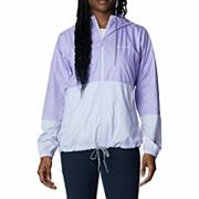 Women's columbia flash store forward hooded colorblock windbreaker