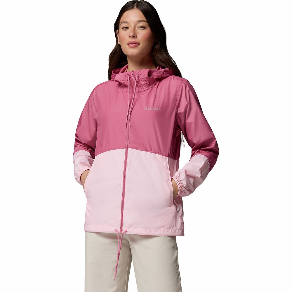 Women's Columbia Flash Forward Hood Colorblock Windbreaker Jacket