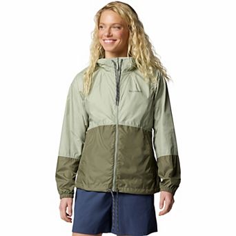 Women's Columbia Flash Forward Hood Colorblock Windbreaker Jacket