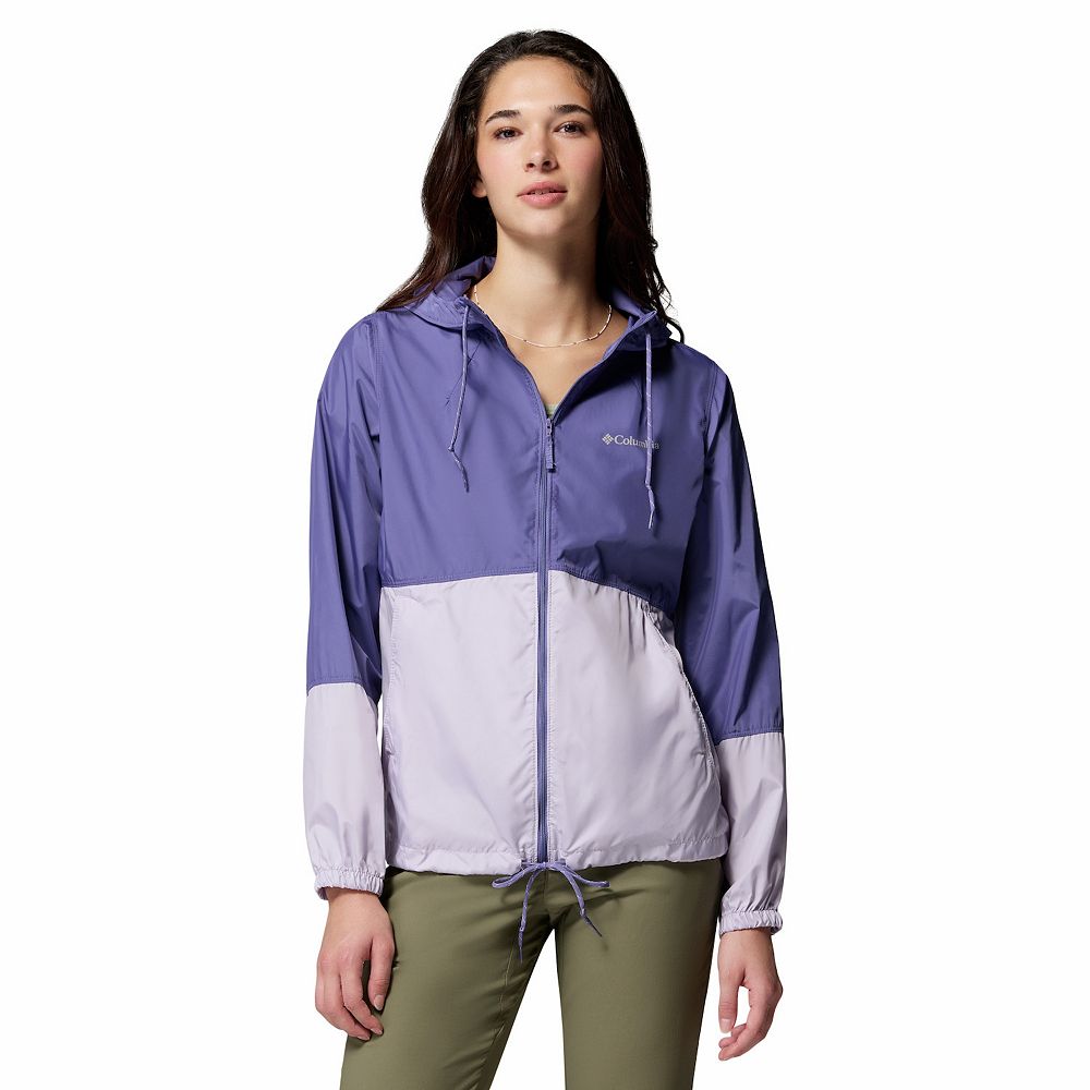 Women's Columbia Flash Forward Hood Colorblock Windbreaker Jacket