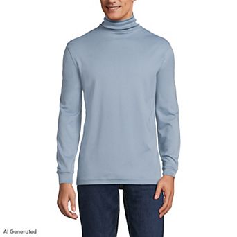 Men's Lands' End Super Soft Supima Turtleneck