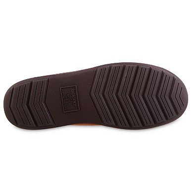 isotoner Recycled Men's Moccasin Slippers with Memory Foam