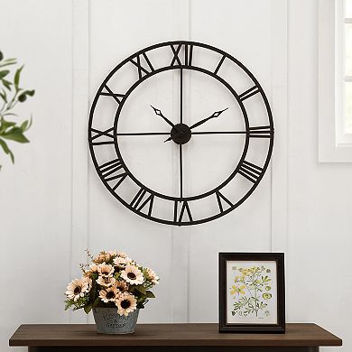 Sunjoy Black Wall Clock