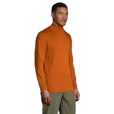 Lands' End Men's Super Soft Supima Mock Turtleneck