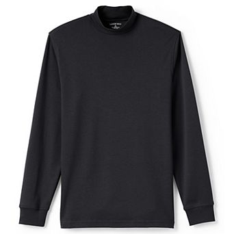 Lands' End Men's Super Soft Supima Mock Turtleneck