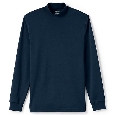 Lands End Men s Super Soft Supima Mock Turtleneck