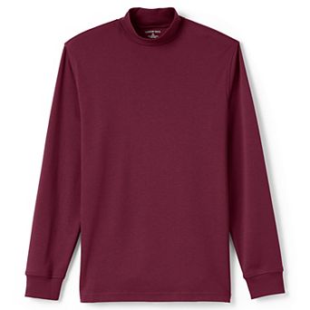 Lands' End Men's Super Soft Supima Mock Turtleneck