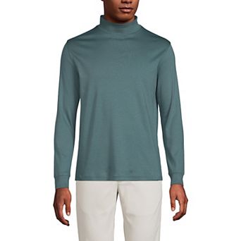 Lands' End Men's Super Soft Supima Mock Turtleneck