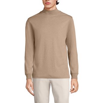 Lands' End Men's Super Soft Supima Mock Turtleneck