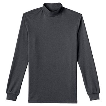 Big & Tall Lands' End Super Soft Supima Mock Turtleneck