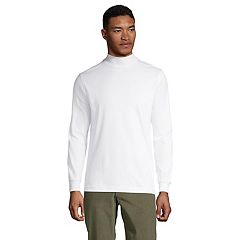 Mens white mock turtleneck hotsell long sleeve