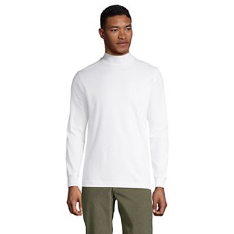 Big & Tall Lands' End Super Soft Supima Mock Turtleneck