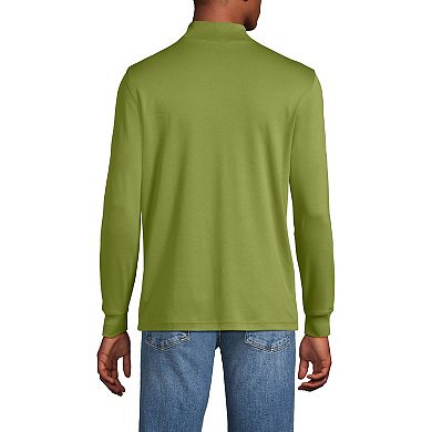 Big & Tall Lands' End Super Soft Supima Mock Turtleneck