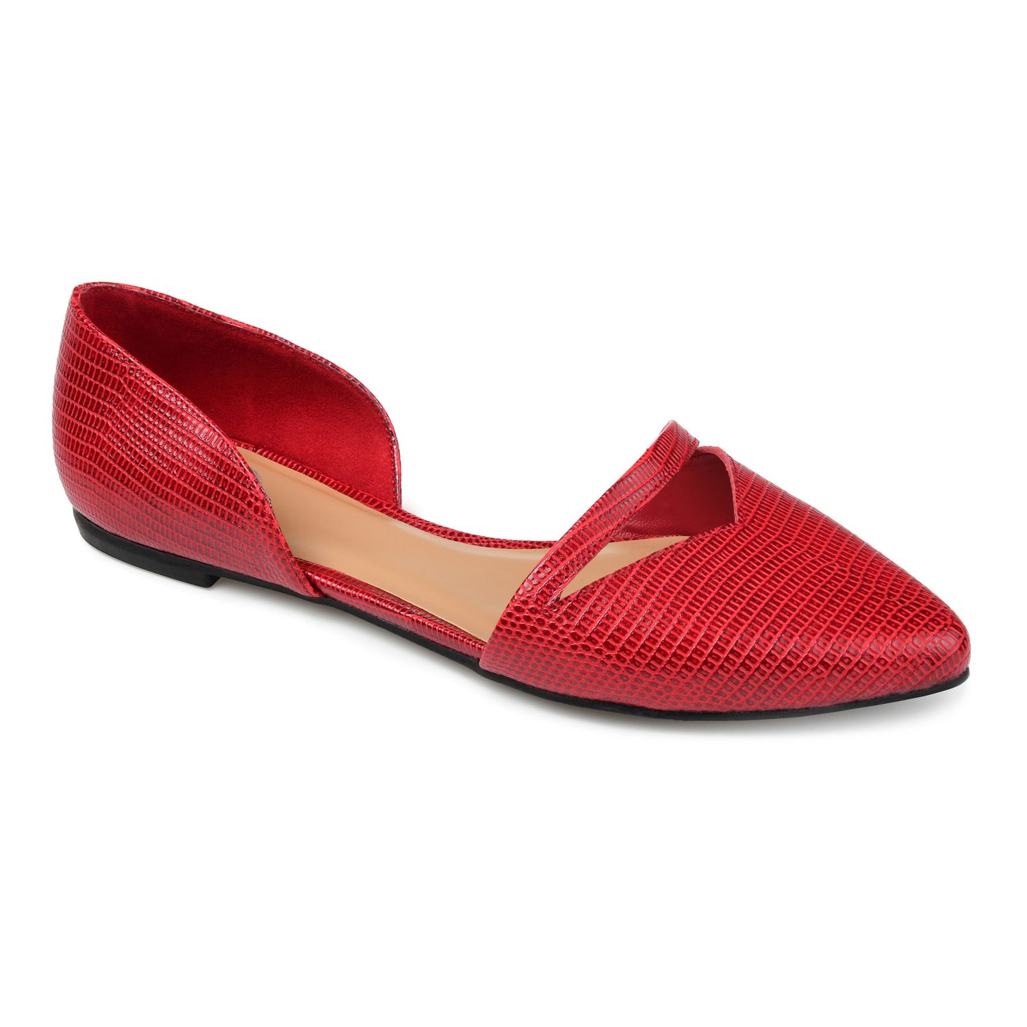 kohls red flats