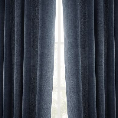 EFF 1-panel Faux Linen Window Curtain