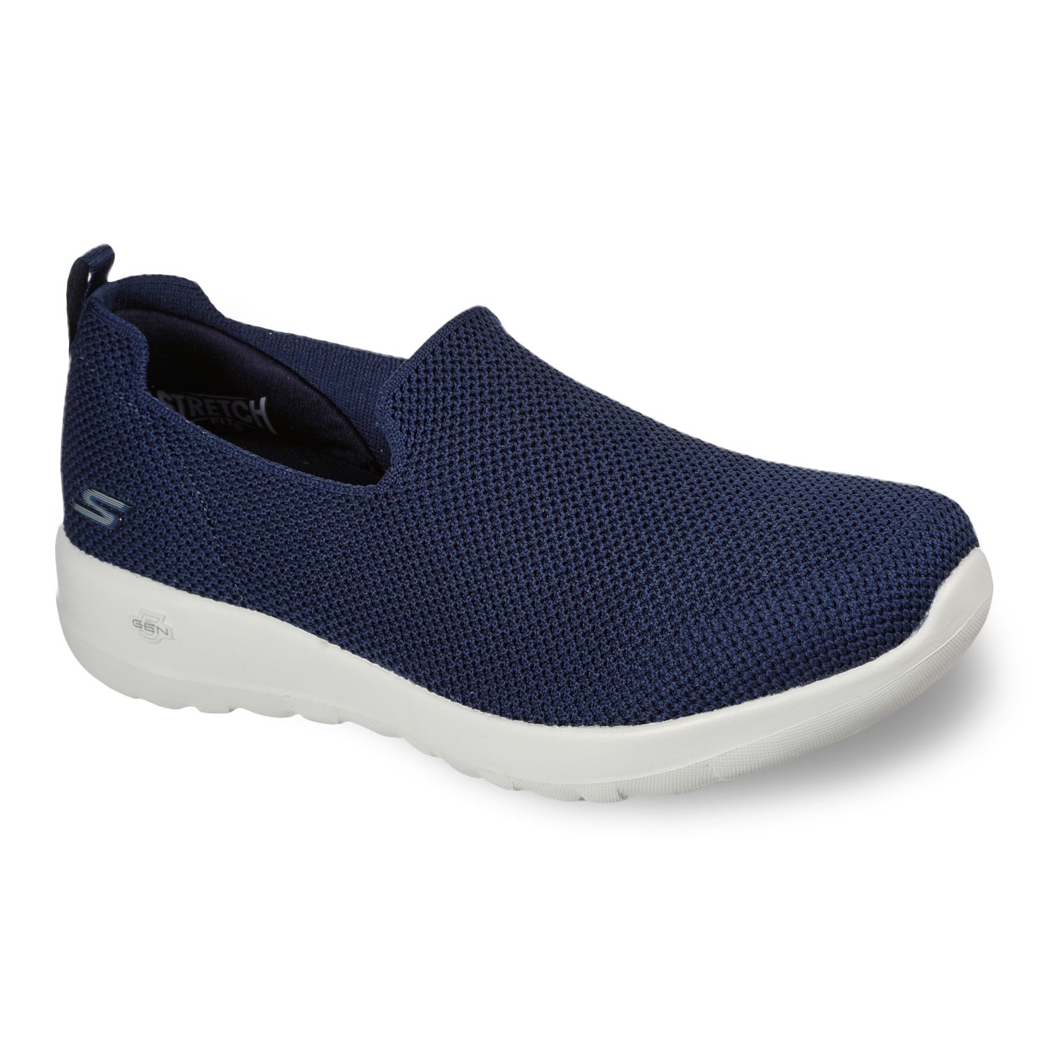 womens navy blue slip on shoes