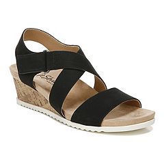 Kohls black best sale wedge sandals